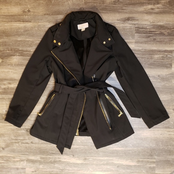 MICHAEL Michael Kors Jackets & Blazers - SOLD | MICHAEL KORS Black Rain Coat